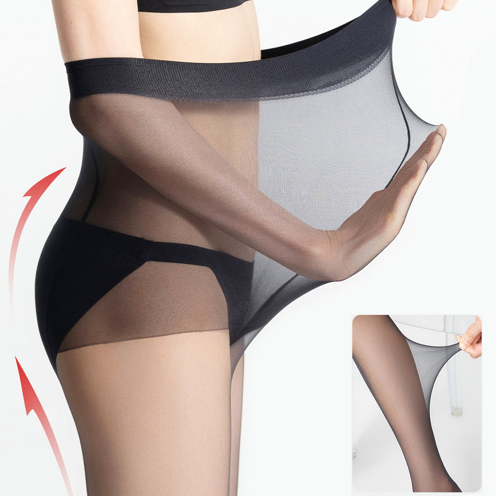 HOWSWET Women's Sexy Stretch Slim Fit High Waisted Leggings Black 3 packs