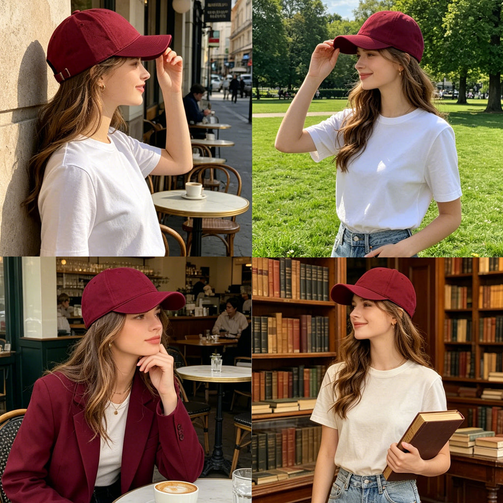 HOWSWET Women's Classic Baseball Cap Casual Fashion Outstanding  Hat